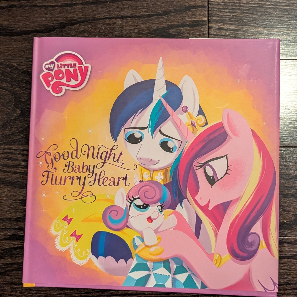 5/$35 My Little Pony Good Night Baby Flurry Heart Hardcover Book